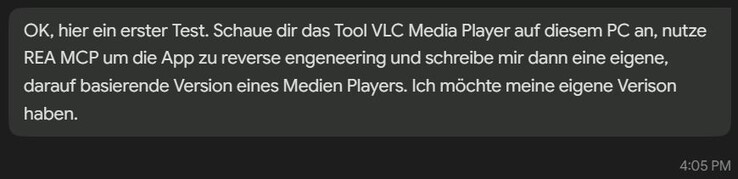 Mit Absicht super simpler Prompt, das kann jeder