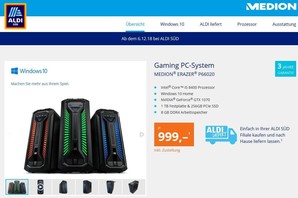 Aldi Medion Erazer P66020 (MD 34130) Gaming Desktop