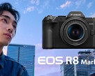 Ein Werbebild zur Canon EOS R8 Mark II.