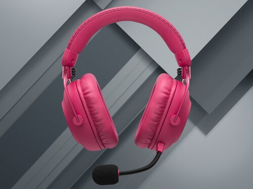 Das Logitech G Pro X 3 Lightspeed Gaming-Headset in Magenta