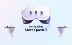 Das Meta Quest 3 erhält ein 40 Prozent dünneres Gehäuse und komplett neu entwickelte Controller. (Bild: Meta)