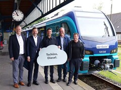 Ein BEMU für die Strecke Richtung Schleibrücke. (Bild: Nordbahn via nah.sh-Pressemitteilung)