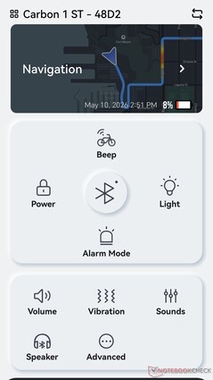 Das Fahrrad lässt sich dank 4G auch ohne Bluetooth entsperren