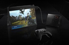 Das Asus ROG Flow X13 wird mit einer kompakten externen Grafikkarte zum leistungsstarken Gaming-Notebook. (Bild: Asus)