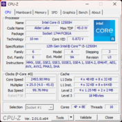 CPU-Z Startseite
