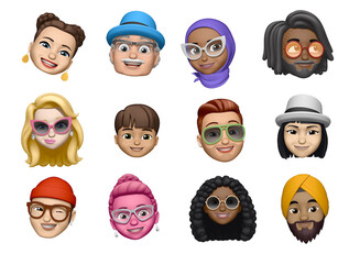 Apples bekannte Memoji (Bild: Apple)