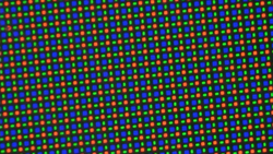 Darstellung der Sub-Pixel-Anordnung des Außenpanels
