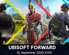 Ubisoft Forward am 10. September: Neues zu Spielen und Sale mit bis zu 75 % Rabatt.