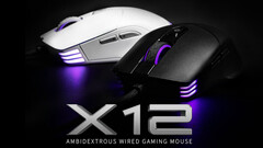 CES 2022: EVGA präsentiert die X12 Ambidextrous Wired als schnelle Gaming-Maus mit Nvidia Reflex.