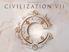 Offizielles Key-Artwork für Sid Meier’s Civilization VII, das das zentrale Emblem des Strategiespiels präsentiert