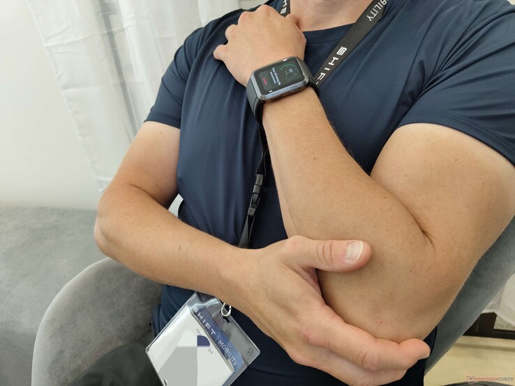 So soll man mit der Huawei Watch D Blutdruck messen.