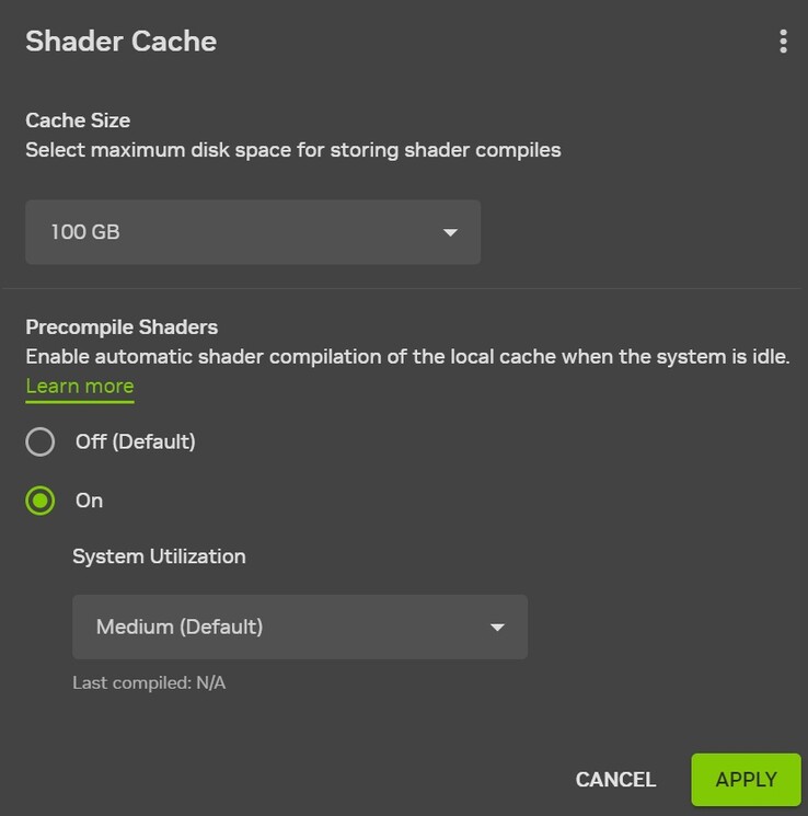 Umschalten des Nvidia ASC-Tools