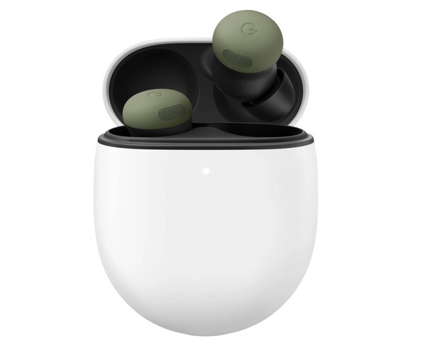 Die neue olivgrüne Variante der Pixel Buds Pro 2 ist farblich auf einige Modelle der neuen Pixel-11-Serie abgestimmt
