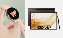Das Samsung Galaxy Tab S8+ gibts jetzt im Bundle mit der Galaxy Watch4 zum Aktionspreis. (Bild: Samsung)