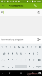 Tastatur Portrait-Mode
