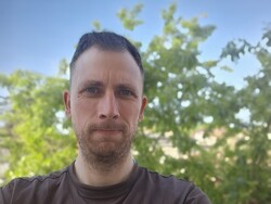 Selfie mit dem Samsung Galaxy Tab S6 Lite 2024