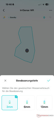 Bewässerungsmenge