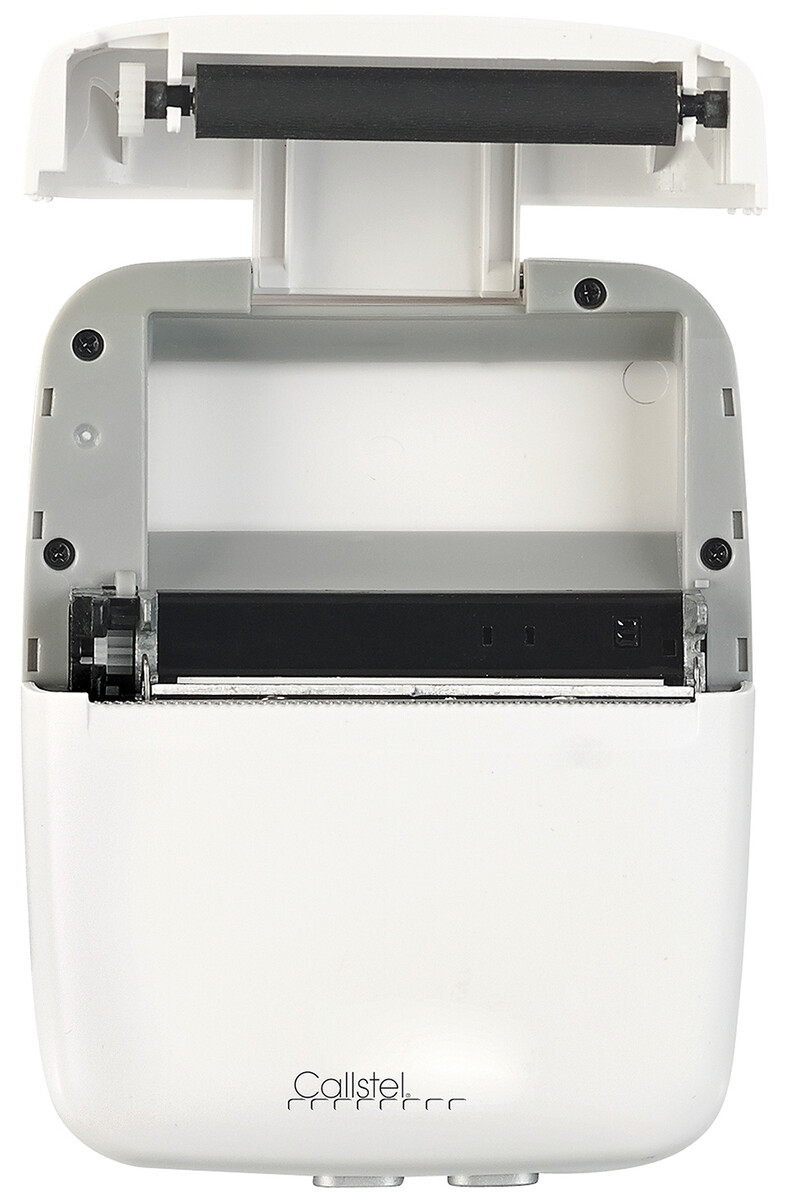 Callstel Mobiler Thermodrucker 300 DPI – Kabellos Per Bluetooth, Mit Akku, Für A4-Thermopapier, Kompatibel Mit Windows, Mac, IOS & Android