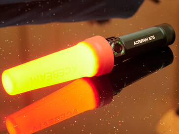 … bietet eine recht gleichmäßige Lichtabgabe. (Foto: Andreas Sebayang/Notebookcheck.com)