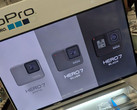 Drei Versionen der GoPro Hero 7 sind in einem Werbeposter vorab zu sehen.