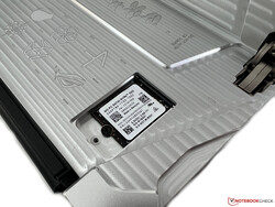 Die M.2-2230-SSD kann getauscht werden.