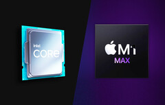 Intel könnte bald den schnellsten Laptop-Prozessor der Welt anbieten. (Bild: Intel / Apple, bearbeitet)