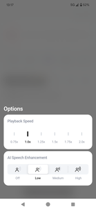 Rauschentfernung und Geschwindigkeit