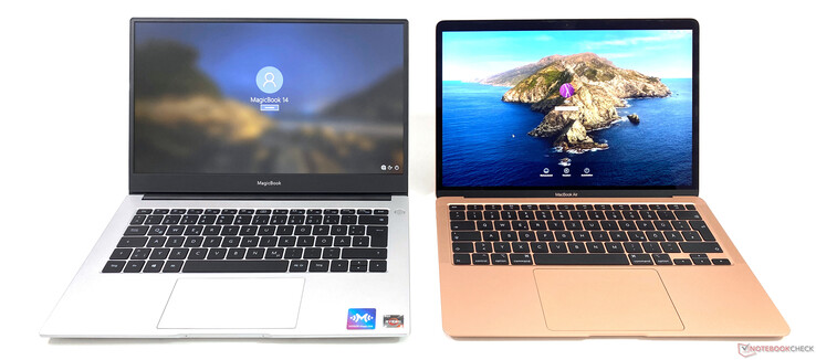 Honor MagicBook 14 vs. Apple MacBook Air
