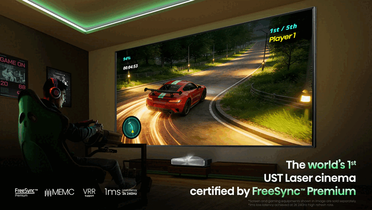 Der Projektor ist für Dolby Vision, Dolby Vision Gaming und IMAX Enhanced zertifiziert