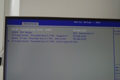 Nicht beworben, aber im BIOS erwähnt - Thunderbolt Support