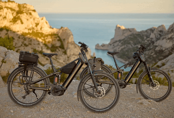 Das Trek Allant+ FS E-Bike in zwei Ausführungen