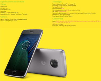 Moto G5 Plus Specs