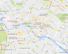 Hinter den leicht orange eingefärbten Bereiche vermutet Google Hot-Spots.