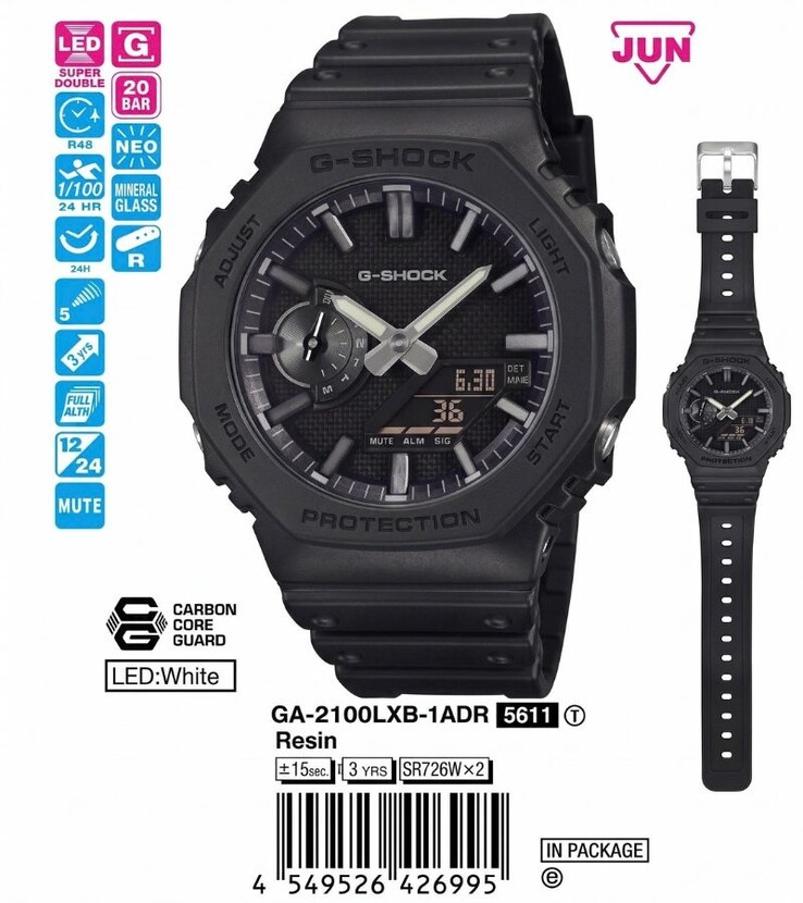 Casio G-Shock GA-2100LXB-1A