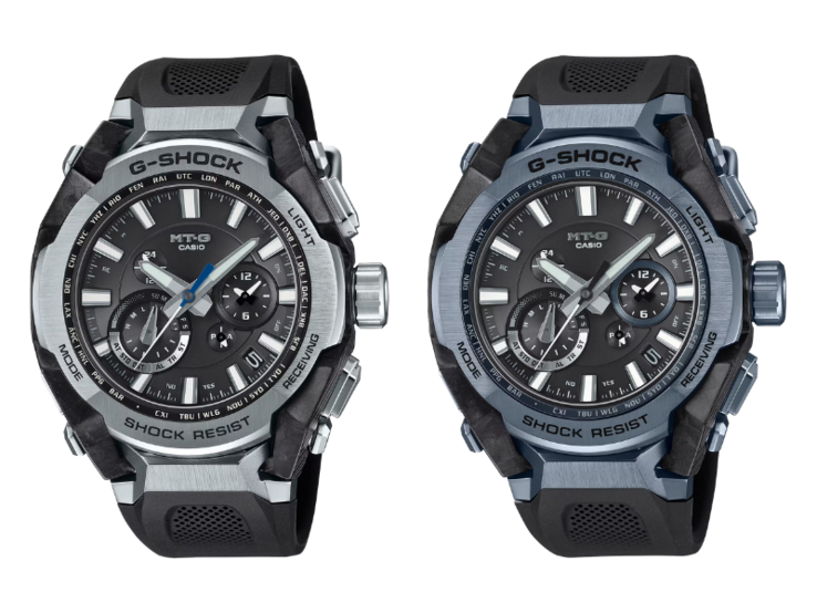 Casio MTG-B4000-1A (links) und MTG-B4000-1A2 (rechts) (Bildquelle: Casio)