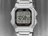 Die Casio W-800HD-1AV besitzt ein Armband aus Edelstahl. (Bildquelle: Casio, bearbeitet)