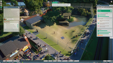 Im Bild: Ein Gameplay-Screenshot aus Planet Zoo.