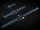 SpaceX Gen 3 vs Gen 2 satellite size comparison