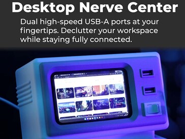 Es stehen zwei USB-Anschlüsse bereit