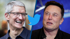 Das &quot;Missverständnis&quot; zwischen Twitter und Apple sorgt für viel Aufmerksamkeit und Werbung, da haben Tim &amp; Elon gut lachen ...