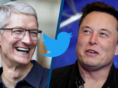 Das "Missverständnis" zwischen Twitter und Apple sorgt für viel Aufmerksamkeit und Werbung, da haben Tim & Elon gut lachen ...
