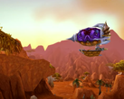 Ein Screenshot eines Zeppelins von der Turtle WoW Website.