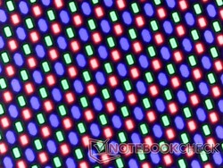OLED-Subpixel vom glänzenden Display