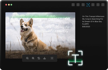 Geworben wir auch mit einer Texterkennung