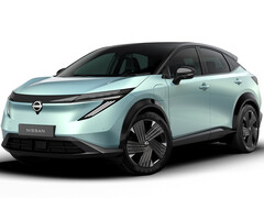 Das Elektro-Crossover-Coupe Nissan Ariya erhält noch in diesem Geschäftsjahr ein Facelift, V2L, Google-Infotainment und für Japan eine andere Aufhängung (Bild: Nissan).