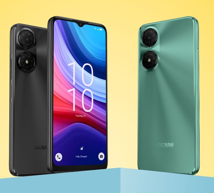 Das Alcatel 3 (2025) ist in den Farben Teal Blue und Space Gray verfügbar. (Bildquelle: Alcatel)