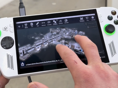 Ein Orbbec 336L-Sensor ist an der Rückseite des ROG Ally befestigt und per USB verbunden