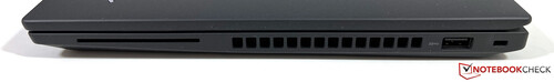 Neben Thunderbolt 4 bietet das Lenovo ThinkPad T14 auch HDMI 2.0 und einen Netzwerk-Anschluss (Bilder: Andreas Osthoff)