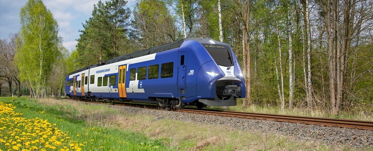 Das Design des Mireo Plus B für das Netz Ostbrandenburg. (Bild: Siemens Mobility/NEB)