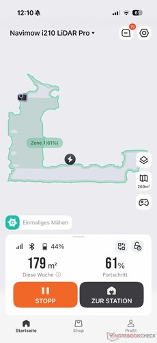 Übersicht mit Live-Fortschritt